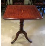 A Mahogany and Inlaid Occasional Side Table, Early 20th Century,