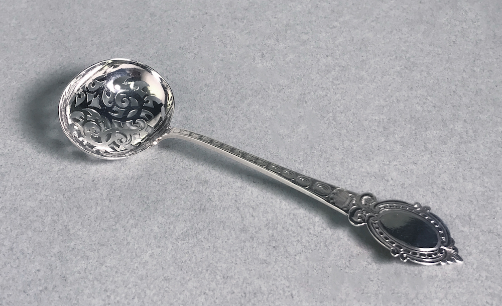 A Victorian Silver Sugar Sifter, George Unite, Birmingham, 1899,