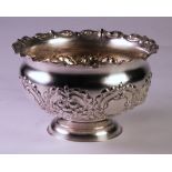 A Victorian Silver Rose Bowl, Atkin Brothers, Sheffield, 1898