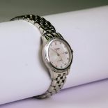 A Stainless Steel Flagship Longines Watch