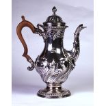 A George III Silver Coffee Pot, Francis Crump, London, 1764