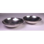 A Pair Of George V Silver Dishes, Maker’s Mark CE, London, 1934