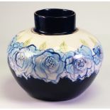 Louis Jansen Van Vuuren (1949-): A Painted, Gilded and Glazed Ceramic Vase