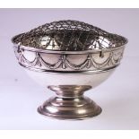 A George V Silver Rose Bowl, Goldsmiths & Silversmiths Co Ltd, London, 1913