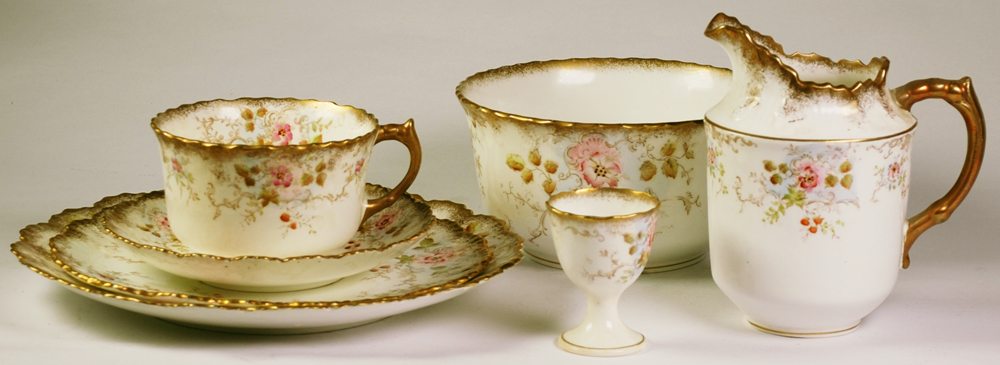 A Limoges Part Tea and Dinner Service, 19th Century