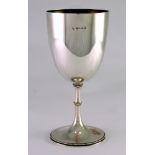 A Cased Victorian Silver Chalice, Mappin & Webb, London, 1874