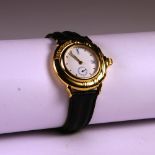 A Ladies Gold Plated Yves Saint Laurent Watch