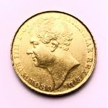 A Sovereign Two Pound Gold Coin, 1823, United Kingdom