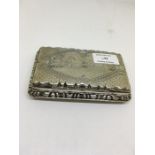 Dutch silver tobacco box