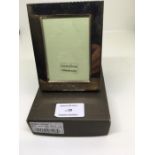 Boxed mapping and web silver picture frame