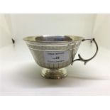 Continental silver hallmarked teacup
