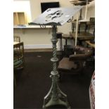 Dated 1880 Metal / Brass Victorian Gothic Lectern