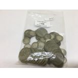 A Bag of Pre 1947 Silver Coins