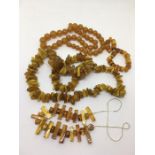 Collection of Amber necklaces