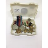Collection of Second World War medals