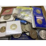 Large Box of Collectable Coins Includes 9 x £5, 10 x £2 plus Others