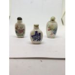 Chinese glass scent bottles