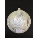 Mother of pearl carved plaque