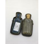 Continental boxed 14ct Gold mounted scent bottle