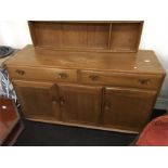 Ercol Elm Medium Colour, 2 Drawer over 3 Door Sideboard