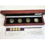 60th Anniversary of Coronation of Queen Elizabeth II Sovereign Set 4 Gold Sovereigns