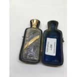 Boxed 14ct Gold continental Gold top scent bottle