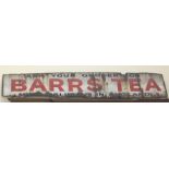 Ask your Grocer for Barrs' Tea Enamel Sign