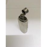 Dutch silver top scent bottle