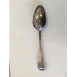 Early London Hallmarked silver spoon 1771