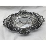 Ornate Scenic Dutch silver Dish