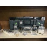 Large Silver Top Vanity Set