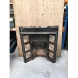 Cast Iron Tiled Fireplace