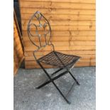 Metal Folding Garden Chair