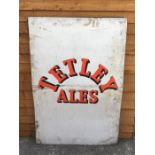 Double Sided Tetley Ales, Wild Fowler Metal Pub Sign