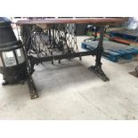 Victorian Cast Iron Base Table,