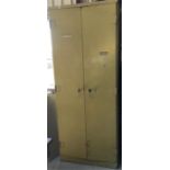 2 Door Vintage Stationery Cabinet, with 4 Shelves