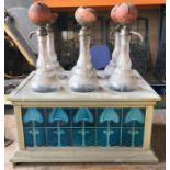 Art Nouveau French Liquor Dispenser & Ice Storage