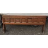 Oak Prayer Book Bench