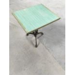 Art Deco Cast Iron Pub Table