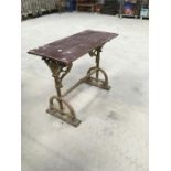 Victorian Cast Iron Table