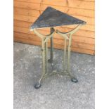 Art Deco Cast Iron Table Base
