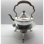 Silver James Dixon & sons Kettle on Stand