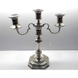 Silver hallmarked 2 Branch Candelabra