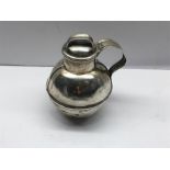 Victorian Channel Islands Guernsey Silver 1/4 Pint Milk Jug Makers E.W.Bachman