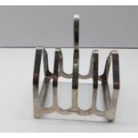 Silver Toast Rack by Francis Howard