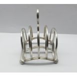 1906 Atkin Bros Silver Toast Rack