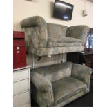 Pair Chesterfield Style 2 Seater drop end couches