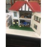 Dolls House With Furniture And Accessories