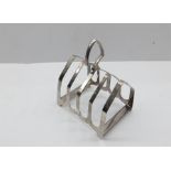 Silver Hallmarked toast rack weight 60 grams