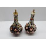 Pair of Early Derby Vases